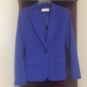 Calvin Klein blue blazer size 2